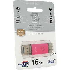 Флеш накопичувач T&G 009 Star F (USB 3.0 + Type-C), 16 GB