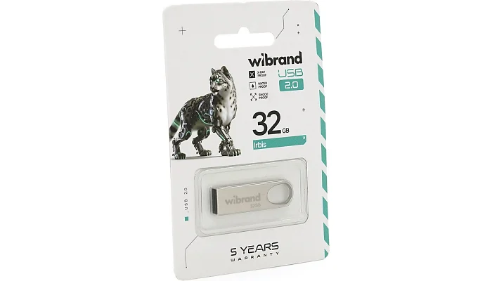 Флеш накопичувач Wibrand Irbis (USB 2.0), 32 GB
