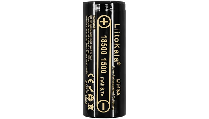Акумулятор Li-Ion LiitoKala 18500 Lii-18A (1500 mah), фото № 2