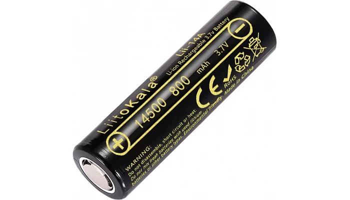 Акумулятор Li-Ion LiitoKala 14500 Lii-14A (800 mah), фото № 1