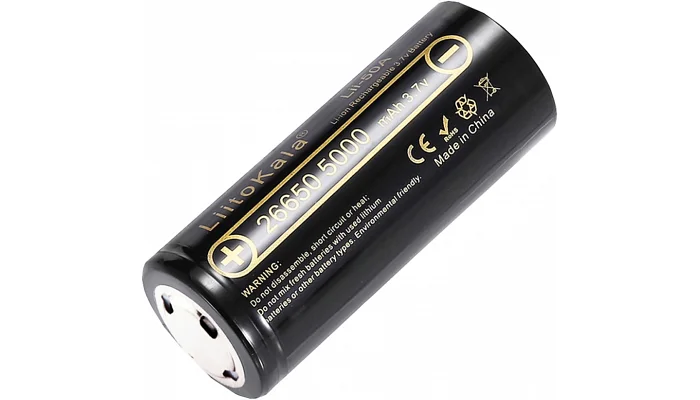 Акумулятор Li-Ion LiitoKala 20A-26650 Lii-50A-JT (5000 mAh), фото № 1