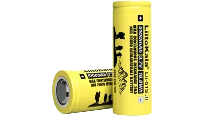 Акумулятор Li-Ion LiitoKala 26650 Lii-51S-JT (5100 mAh), 20A, фото № 3
