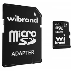 Карта памяти Wibrand microSDHC (Class 10 UHS-I), 32 GB