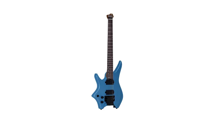 Безголова електрогітара HILS HN5L S/MEB, Satin Metallic Electric Blue (лівостороння), фото № 3