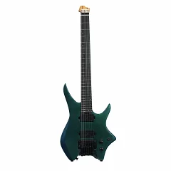 Безголовая электрогитара HILS HN6 G/CG (Gloss Cosmic Green Chameleon)