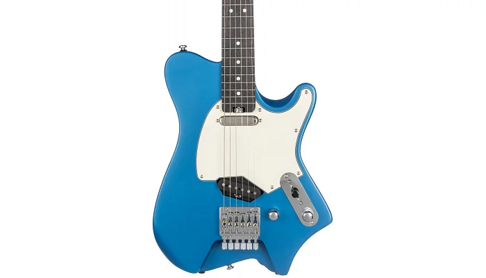 Безголова електрогітара HILS HNT1R S/MOB (Satin Metallic Ocean Blue), фото № 6