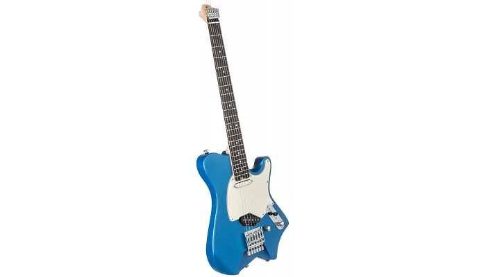 Безголова електрогітара HILS HNT1R S/MOB (Satin Metallic Ocean Blue), фото № 3