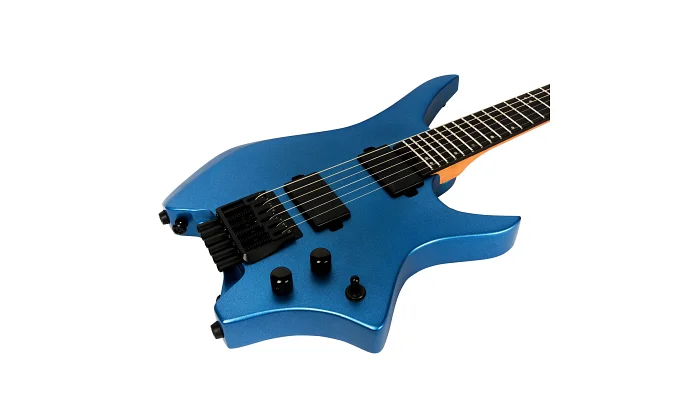 Безголова електрогітара HILS HN3 S/MEB (Satin Metallic Electric Blue), фото № 5