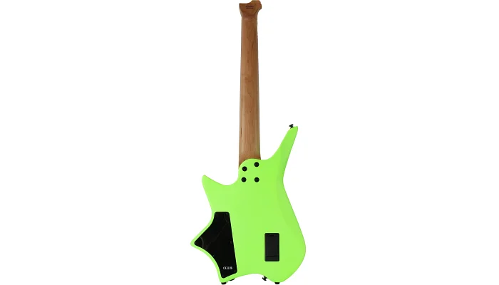 Безголова електрогітара HILS HZ7 S/NGN (Satin Neon Green), фото № 2