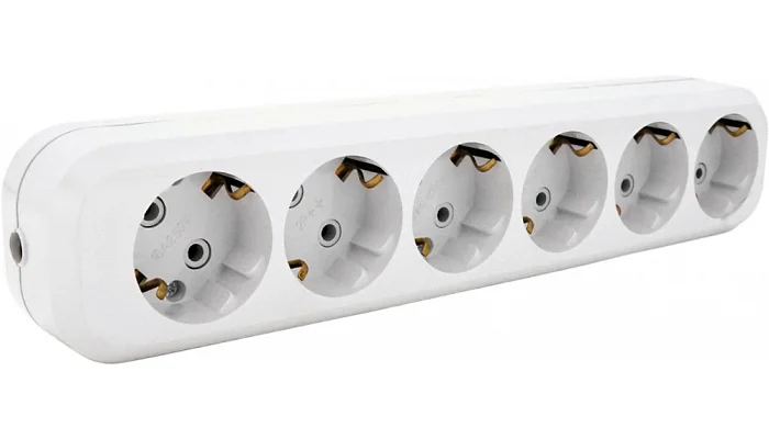 Колодка Voltronic (6 гнізд, із заземленням), 16A, 250V, фото № 2