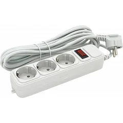 Мережевий подовжувач Voltronic Maxxter SP5 (3 розетки, 4.5 м), Gray