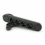 Сетевой фильтр Voltronic F04U (4 розетки EU + 3 USB) 1.5 м, black