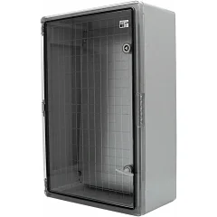 Бокс ударопрочный ADAL PANO 600х400х200 (ABS, монтажная панель, c прозрачной дверцей), IP65