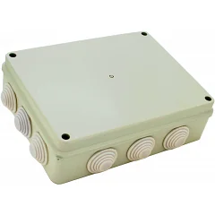 Коробка розподільна зовнішня UkrProm Р110 (255 х 200 х 80 мм), IP55