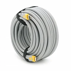 Кабель HDMI-HDMI Merlion V-Link High Speed, v2,0, OD-8.2mm, круглый, Grey/Yellow, 20.0 m
