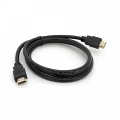 Кабель HDMI-HDMI Merlion HIGH SPEED, v1.4, OD-7.5mm, круглый, Black, 1.5 m