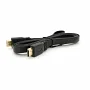 Кабель HDMI-HDMI Merlion v1.4, плоский, чорний, 1,5 м