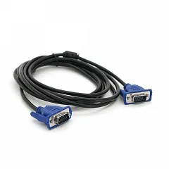 Кабель VGA 3+2 Merlion «тато-тато», 2 ферити (3 м)