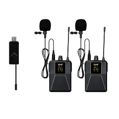 Бездротова мікрофонна система з петльовими мікрофонами EM TA-U07P USB
