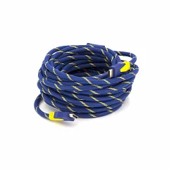 Кабель HDMI-HDMI Voltronic v1.4, OD-8.0mm, 2 фильтра, Blue/Gold, 10 m