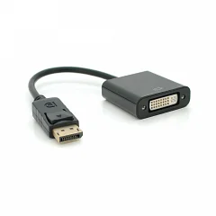 Конвертер Voltronic Display Port (тато) на DVI24+1 (мама), чорний, 4K/2K
