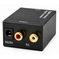 Активний перетворювач цифрового (SPDIF) аудіосигналу в аналоговий (RCA) Voltronic (без оптичного кабелю)