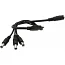 Делитель питания Voltronic DC-F=>3xDC-M (D 5,5x2,5мм), 40см