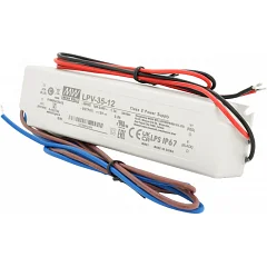 Герметичний імпульсний блок живлення Mean Well LPV-35-12 12 В 3 А (35 Вт) IP67