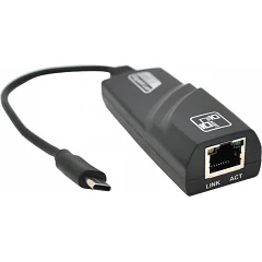 Конвертер Type-C- RJ-45 Voltronic Gigabit (чорний)