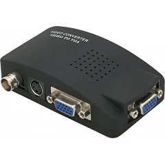 Конвертер Voltronic VGA на BNC, IN-BNC (тато) на OUT-VGA (мама), чорний