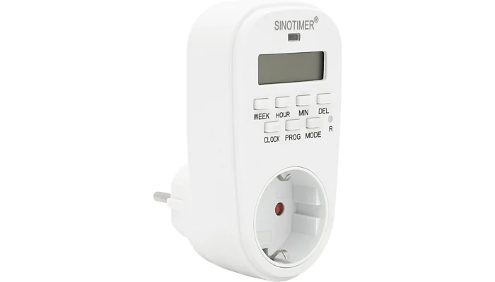 Розетка Sinotimer TM518 (c цифровым недельным таймером), фото № 1