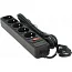 Мережевий подовжувач Voltronic Maxxter SP5 (5 розеток, 4.5 м), Black