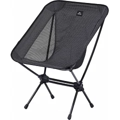 Стілець складаний Naturehike Moon YL08 NH20JJ027, 600D Oxford, алюміній (чорний)