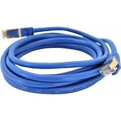 Литий патч-корд Ritar, FTP, RJ45, Cat.6, 5,0 м (синій)