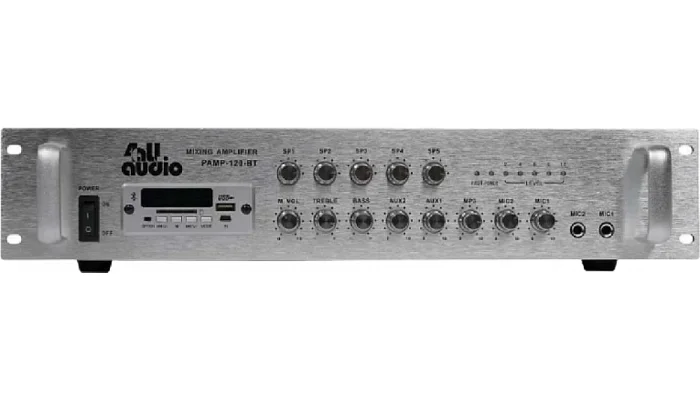 Комплект звуку 4all Audio SET 4xWALL 420 IP55 Black 1xPAMP-120-5Zi, фото № 2