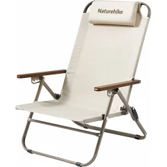Складной стул с регулируемым наклоном Naturehike CNK2550JJ012, углеродистая сталь (бежевый)