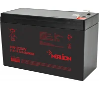 Акумуляторна батарея AGM MERLION HR1228W 12 В/8,5 А·год (чорна)