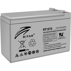 Акумуляторна батарея AGM RITAR RT1272 12 В/7,2 А·год (сірий корпус)