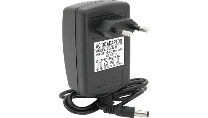 Імпульсний адаптер живлення Voltronic YM-1020 10 В/2 А (20 Вт), штекер 5,5/2,5, фото № 1