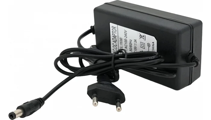Імпульсний адаптер живлення Voltronic XS-1530 15 В/3 А (45 Вт), штекер 5,5/2,1, фото № 1