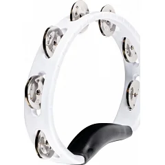 Тамбурин Meinl Headliner HTWH (1 ряд) Molded ABS 8" White