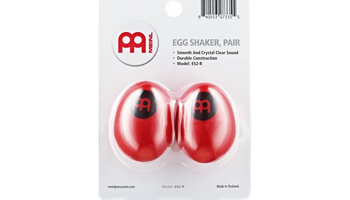 Шейкер в форме яйца Meinl ES2-R Egg Shaker Red (2 шт.), фото № 5