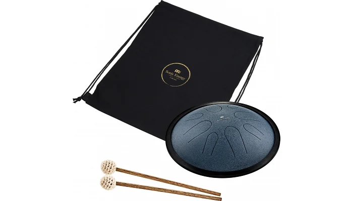 Глюкофон Meinl Sonic Energy CSTD2NB Steel Tongue Drum C-Minor (10") Navy Blue, фото № 4