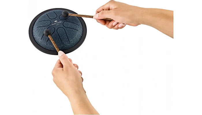 Глюкофон Meinl Sonic Energy MSTD2NB Steel Tongue Drum A-Major (6") Navy Blue, фото № 3