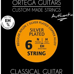 Струни для класичної гітари Ortega Custom Authentic Regular Nylon NYA44EH Extra Hard Tension