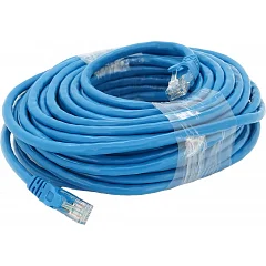 Литий патч-корд RITAR, UTP, RJ45, Cat.6, Cu (мідь), Q50, 15 м, синій