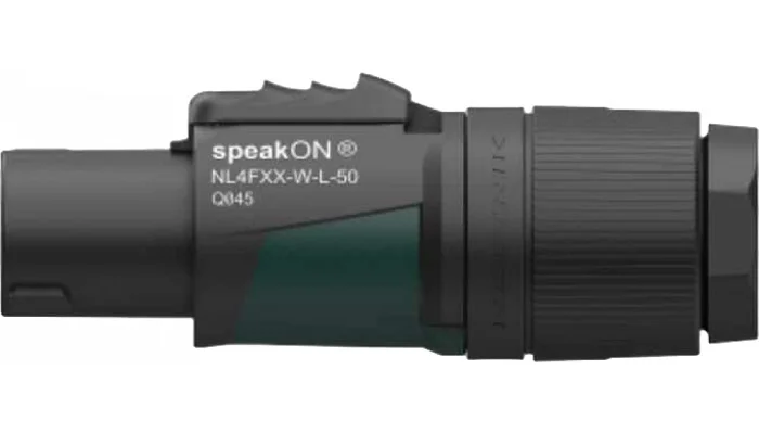 Роз'єм Neutrik NL4FXX-W-L-50 speakON, 4-контактний, фото № 4