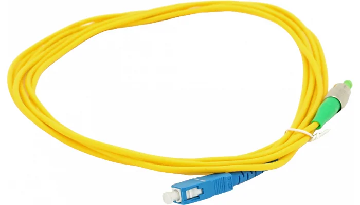 Патч-корд оптический Voltronic SC/UPC-FC/APC 3.0mm, оболочка LSZH, 1 м, фото № 1