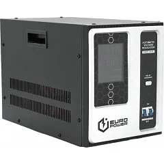 Релейний стабілізатор напруги Europower EQVR-10КВА LCD, 8000 Вт, змінний струм 100–260 В