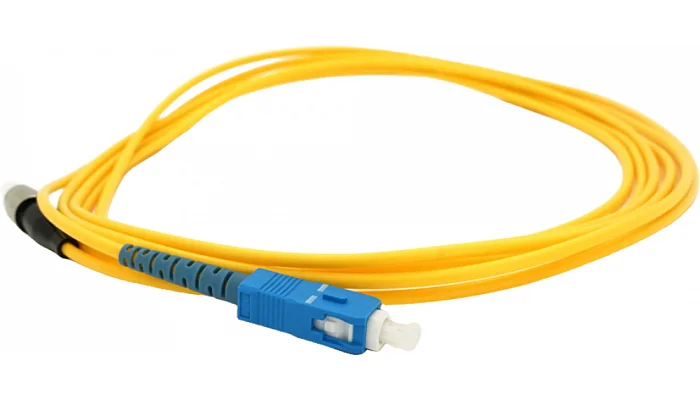 Оптичний патч-корд Voltronic SC/UPC-FC/UPC 3,0 мм, оболонка LSZH, 3 м, фото № 2